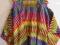 Piękna tęczowa bluzeczka tunika dziewczęca 5-6L
