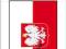 Polska Naklejka pojedyńcza 02 Bandera