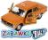 Fiat 125P WPT 1313 Zmiennicy TAXI model WELLY W6