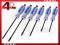 WKRĘTAKI ŚRUBOKRĘTY ŚLUSARSKIE ŚRUBOKRĘT 6 SZT.