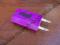 Adapter sieciowy USB Slim Fioletowy