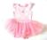 NEXT, SUKIENKA TUTU, TIULOWA Z BODY r.104cm