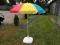 PARASOL PLAŻOWY OGRODOWY REGULOWANY 160 CM 1,60 M