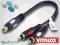 REDUKCJA ADAPTER GNIAZDO RCA na WTYK 2x RCA FV