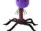 GIANTMICROBES maskotka Bakteriofag wirus bakterii