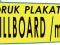 plakaty BILLBOARD 1 m2  - WYSOKA JAKOŚĆ -   Kraków