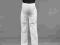 Spodnie jeans białe proste rozmiar XS