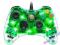 PODŚWIETLANY PAD KONTROLER DO XBOX 360 ZIELONY