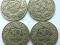 zestaw 4 -rech 50   groszówek 1923 r