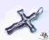 KRZYŻYK SREBRNY JEZUS OKSYDOWANY !!! 24 H