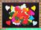! SCRAPKI - Serce-łezka 2,5 cm, mix kol. - 100 szt
