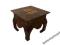 ORIENTALNY DREWNIANY STOLIK NOCNY OPIUM 35x35 CM