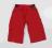CZERWONE spodnie rybaczki za kolano 140