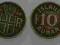 Islandia 10 Aurar 1940 rok od 1zł i BCM
