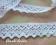 Koronka bawełniana 30mm/1m biała- ANEK DECOR Q047