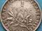 Francja 1 Frank 1918 srebro Ag