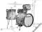 LUDWIG BREAKBEATS SHELL PACK LC179X028 PERKUSJA