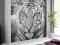 Garderoba Szafa Biała + Motyw Tiger 200cm