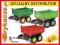 ROLLY TOYS Przyczepa WYWROTKA Mega TRAILER kolory