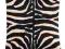 H&amp;M home poszewka nowa czarna zebra 50x50