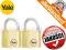 YALE mini Kłódka 110/30 mm - 2 KŁÓDKI NA 1 KLUCZ !