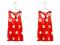 ZARA KIDS_BLUZKA CZERWONA W KROPKI_9-10LAT_140CM