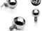 NAKRĘTKA DO DERMAL ANCHOR  TYTAN G23 1,2 x 3 mm