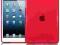 Czerwone Etui Silikonowe Obudowa APPLE iPAD Mini