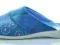ADANEX 16905 ciepłe obuwie domowe niebieskie R.39