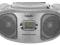 PHILIPS AZ 105 BOOMBOX RADIO CD srebno/biały