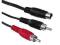 Kabel wtyk SVHS S-VIDEO - 2x wtyk RCA CINCH 1.5m