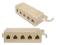 ROZDZIELACZ TELEFONICZNY 1 WTYK - 5 GNIAZD 6p4c ROZDZIELACZ TELEFONICZNY 1 WTYK - 5 GNIAZD 6p4c