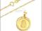 ZŁOTY KOMPLET ŁAŃCUSZEK MEDALIK KOMUNIA - EJUBILER