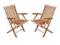 Krzesła zestaw 2 szt. składane krzesło ogrodowe