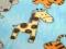 PROMOCJA Tkanina POLAR ZOO 150x100cm # F 2352a