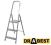 Drabina STALOWA 3 stopniowa DRABEST