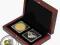 Etui na 2 monety w kapsułach quadrum + kapsuły