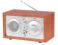Drewniane radio AM / FM AZUSA model E-3023