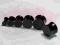 TUNELE CZARNY STAL CHIRURGICZNA PLUG 4MM