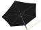 PARASOL OGRODOWY 3M ALUMIN. BLACK Z KORBĄ HIT LATA