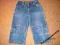 Spodnie młodzieżowe 3/4 bermudy FUBA 14 lat jeans