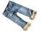 448 CQ spodnie jeans regulacja pasa 104 110 116