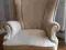 Fotel ludwikowski, Ludwik, Shabby chic, uszak