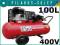 KOMPRESOR OLEJOWY 100L SPRĘŻARKA FINI 400V WŁOSKI
