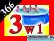 3w1 BASEN BESTWAY 366x91 + POKRYWA + ŁATKI
