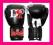 DRAGON - Rękawice Bokserskie SUPERB - czarne