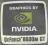 Naklejka Nvidia Geforce 8600M GT Oryginał 18x18mm
