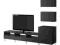 IKEA BESTA Szafka pod TV czarnobrąz 240x20/40x230