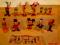 Disney Mickey - komplet  ZAINI 10 szt.