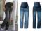 Spodnie ciążowe jeansowe NIEBIESKI rozm. 42 (4655)